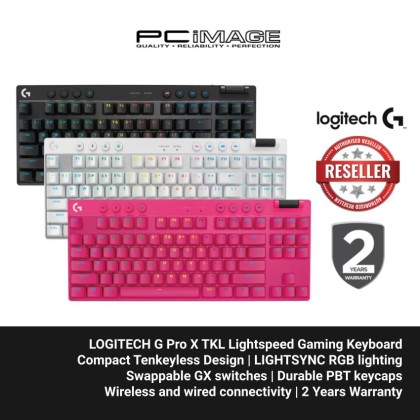 LOGITECH G PRO X TKL LIGHTSPEED KEYBOARD - TACTILE