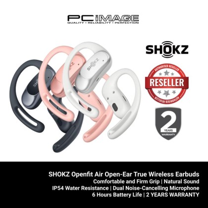 SHOKZ Openfit Air Open-Ear True Wireless Earbuds + FREE Cap + Keychain