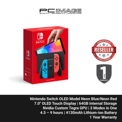 Nintendo Switch OLED Model Neon Blue/Neon Red