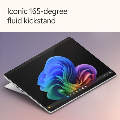 Microsoft Surface Pro - Copilot+ PC - 13" touchscreen - Snapdragon® X Plus 10 Core - 16GB Memory - 256GB SSD - Device Only - (Latest Model, 11th Edition) - Platinum