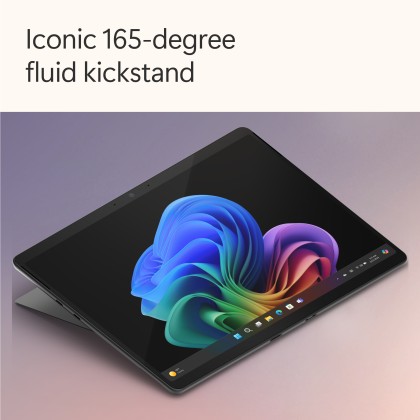 Microsoft Surface Pro - Copilot+ PC - 13" touchscreen - Snapdragon® X Plus 10 Core - 16GB Memory - 512GB SSD - Device Only - (Latest Model, 11th Edition) - Black + FREE BUNDLE