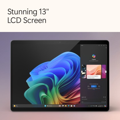 Microsoft Surface Pro - Copilot+ PC - 13" touchscreen - Snapdragon® X Plus 10 Core - 16GB Memory - 512GB SSD - Device Only - (Latest Model, 11th Edition) - Black + FREE BUNDLE
