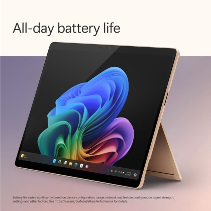 Microsoft Surface Pro - Copilot+ PC - 13" touchscreen - Snapdragon® X Plus 10 Core - 16GB Memory - 512GB SSD - Device Only - (11th Edition) - Dune + FREE BUNDLE