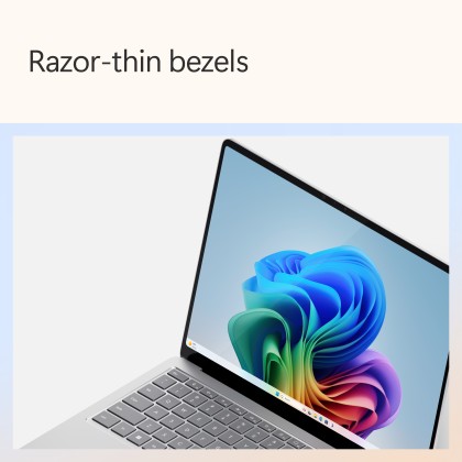 Microsoft Surface Laptop - Copilot+ PC - 13.8" touchscreen - Snapdragon® X Elite 12 Core - 16GB Memory - 512GB SSD - (7th Edition) - Platinum + FREE BUNDLE
