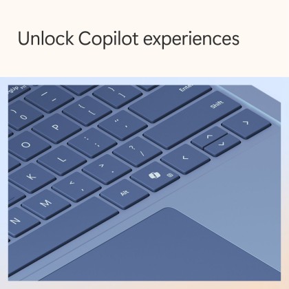 Microsoft Surface Laptop - Copilot+ PC - 13.8" touchscreen - Snapdragon® X Elite 12 Core - 16GB Memory - 512GB SSD - (Latest Model, 7th Edition) - Sapphire + FREE BUNDLE