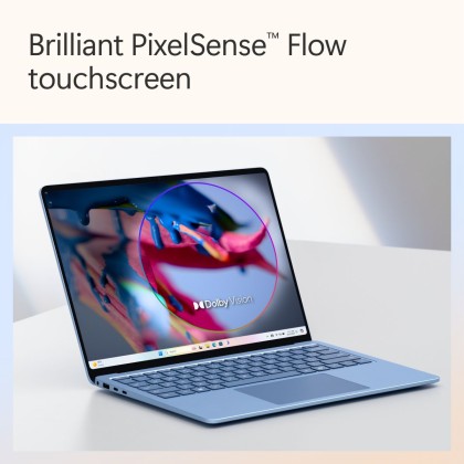 Microsoft Surface Laptop - Copilot+ PC - 13.8" touchscreen - Snapdragon® X Elite 12 Core - 16GB Memory - 512GB SSD - (Latest Model, 7th Edition) - Sapphire + FREE BUNDLE