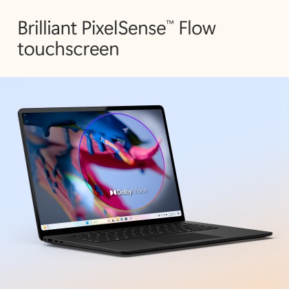 Microsoft Surface Laptop - Copilot+ PC - 15" touchscreen - Snapdragon® X Elite 12 Core - 16GB Memory - 512GB SSD - (7th Edition) - Black + FREE BUNDLE