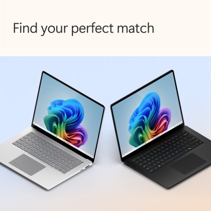 Microsoft Surface Laptop - Copilot+ PC - 15" touchscreen - Snapdragon® X Elite 12 Core - 16GB Memory - 512GB SSD - (7th Edition) - Black + FREE BUNDLE