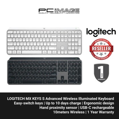 LOGITECH MX KEYS S Advanced Wireless Illuminated Keyboard