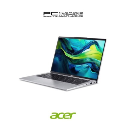 ACER Swift Go14 SFG14-73T-78HT 14" Laptop Pure Silver (U7-155H, 16GB LPDDR5X, 1TB SSD, Intel ARC, Win11H, OfficeHNS21) + FREE RM150 TNG
