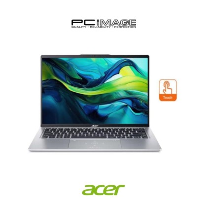 ACER Swift Go14 SFG14-73T-78HT 14" Laptop Pure Silver (U7-155H, 16GB LPDDR5X, 1TB SSD, Intel ARC, Win11H, OfficeHNS21) + FREE RM150 TNG
