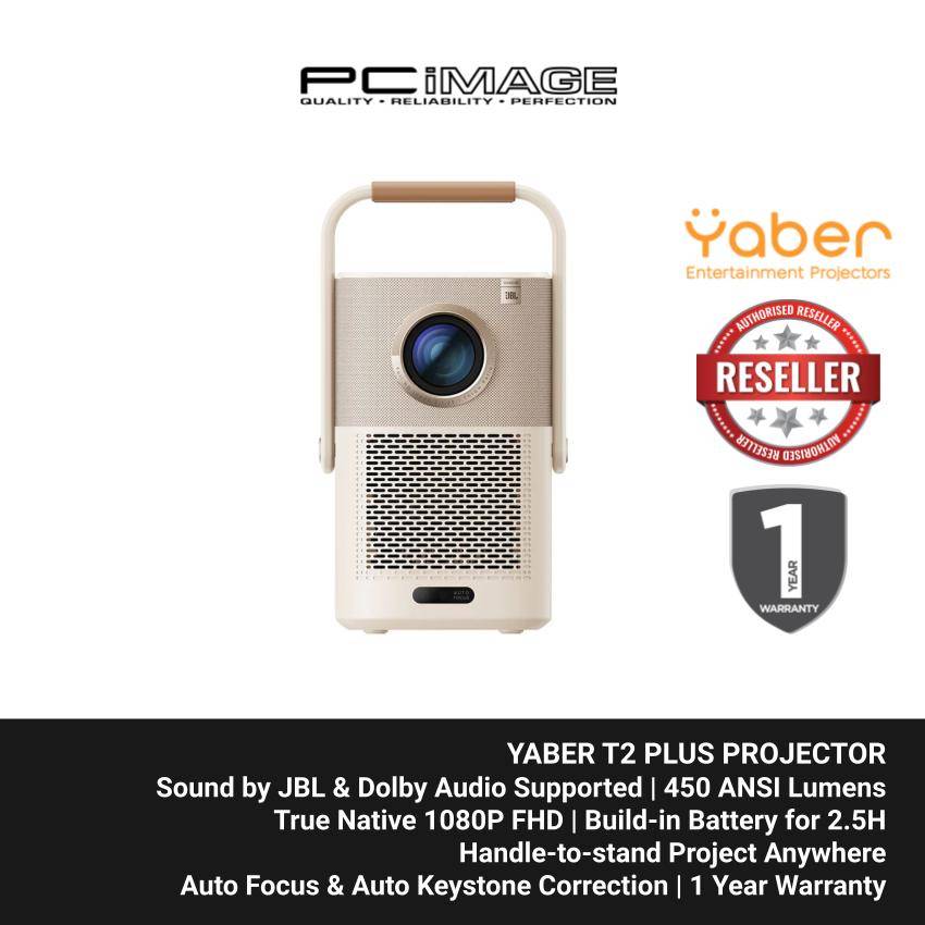 YABER T2 PLUS Lifestyle Projector (450 ANSI Lumen, 1080 FHD, Built