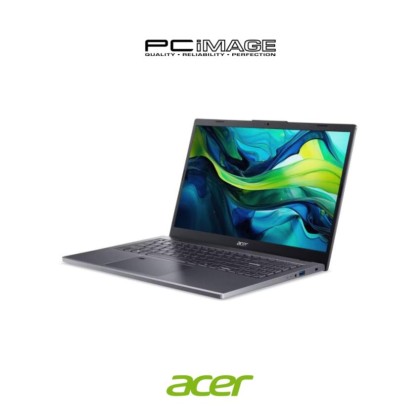 ACER Aspire 15 A15-51M-57U7 15.6" Laptop Steel Grey (C5-120U, 16GB LPDDR5X, 512GB SSD, Intel UHD, Win11H, OfficeHNS21)