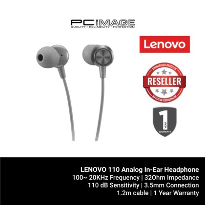 LENOVO 110 Analog In-Ear Headphone