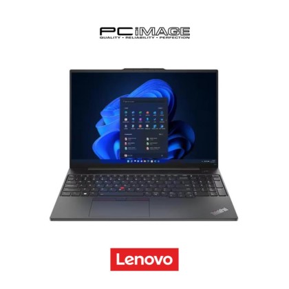 LENOVO Thinkpad E16 G1 16" Laptop Black (i7-1355U, 8GB 3200Mhz, 512GB SSD, Intel IrisXe, Win11P)