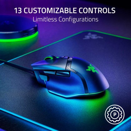 Razer Basilisk V3 35K Wired Ergonomic RGB Gaming Mouse (RZ01-05230100-R3M1)