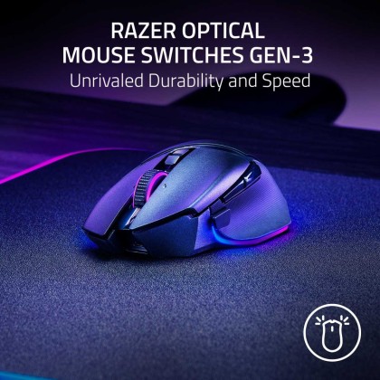 Razer Basilisk V3 Pro 35K Fully Customizable Wireless Ergonomic RGB Gaming Mouse