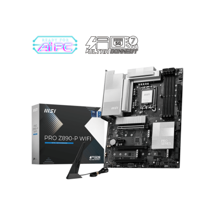 MSI PRO Z890-P WIFI DDR5 INTEL LGA1851 ATX MOTHERBOARD (3YW)