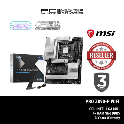 MSI PRO Z890-P WIFI DDR5 INTEL LGA1851 ATX MOTHERBOARD (3YW)