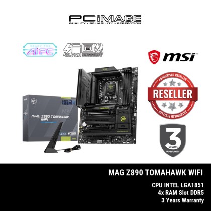 MSI MAG Z890 TOMAHAWK WIFI DDR5 INTEL LGA1851 ATX MOTHERBOARD