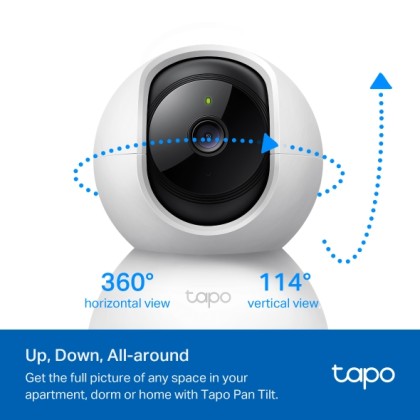 TP-LINK TAPO C200C 1080P FULL HD PAN/TILT HOME SECURITY WIFI CAMERA TP-LINK TAPO C200C 1080P FULL HD PAN/TILT HOME SECURITY WIFI CAMERA