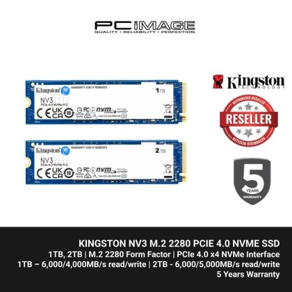 KINGSTON NV3 M.2 2280 PCIE 4.0 NVME SSD
