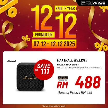 MARSHALL WILLEN II PORTABLE SPEAKER|17 HOURS PLAYTIME | BLUETOOTH 5.3 LE | 1 YEARS WARRANTY MARSHALL WILLEN II PORTABLE SPEAKER|17 HOURS PLAYTIME | BLUETOOTH 5.3 LE | 1 YEARS WARRANTY