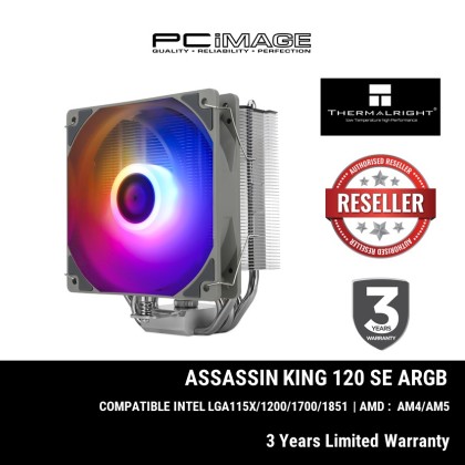 THERMALRIGHT ASSASSIN KING 120 SE ARGB CPU COOLER - 3YRS WARRANTY