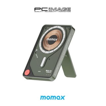 MOMAX IP131GD 1-Power X Pro Magnetic Wireless Power Bank 5000mAh With Built-In USB-C Cable - Limited Edition Mobile Suit Gundam x Momax Collection