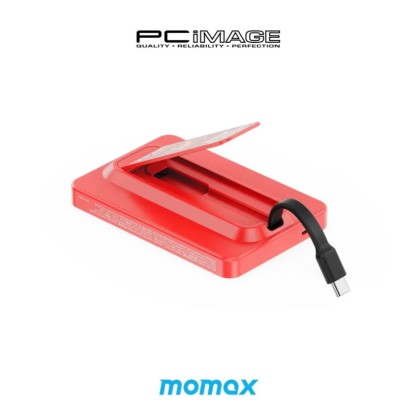MOMAX IP131GD 1-Power X Pro Magnetic Wireless Power Bank 5000mAh With Built-In USB-C Cable - Limited Edition Mobile Suit Gundam x Momax Collection