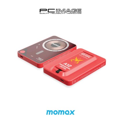 MOMAX IP131GD 1-Power X Pro Magnetic Wireless Power Bank 5000mAh With Built-In USB-C Cable - Limited Edition Mobile Suit Gundam x Momax Collection