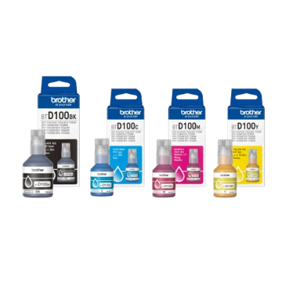 BROTHER BTD100 CMYK Bottle Ink