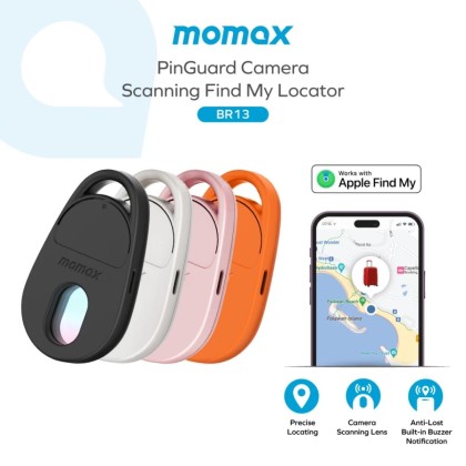 MOMAX BR13 PINGUARD CAMERA SCANNING FIND MY LOCATOR 2YW