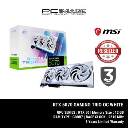 MSI GEFORCE RTX5070 GAMING TRIO OC EDITION 12GB GDDR7 GPU GRAPHIC CARD