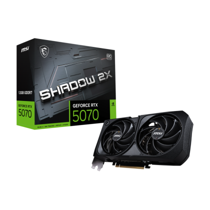 MSI GEFORCE RTX5070 SHADOW 2X OC EDITION 12GB GDDR7 GPU GRAPHIC CARD