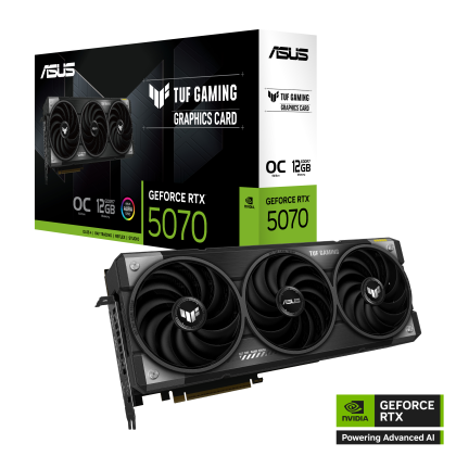 ASUS TUF GAMING GEFORCE RTX5070 OC EDITION 12GB GDDR7 GPU GRAPHIC CARD