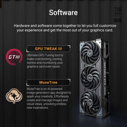 ASUS TUF GAMING GEFORCE RTX5070 Ti OC 16GB GDDR7 GPU GRAPHIC CARD