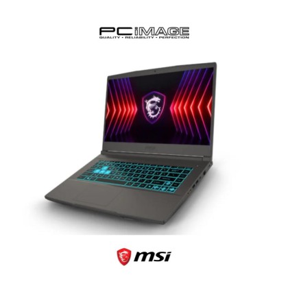 MSI THIN 15 B12UC-2821MY GAMING LAPTOP (I5-12450H/8GB 3200MHZ/512GB SSD/RTX3050 4GB/15.6" FHD 144HZ/W11H/2YW/COSMOS GRAY)