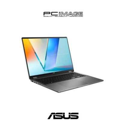ASUS VIVOBOOK 16 FLIP (TP3607S-ARJ128WS) U7-258V, 32GB LPDDR5X, 1TB SSD, Intel ARC, 16" 3K OLED 120HZ, Win11H, OfficeHSN24+365 Basic, 2 Years Warranty Matte Grey