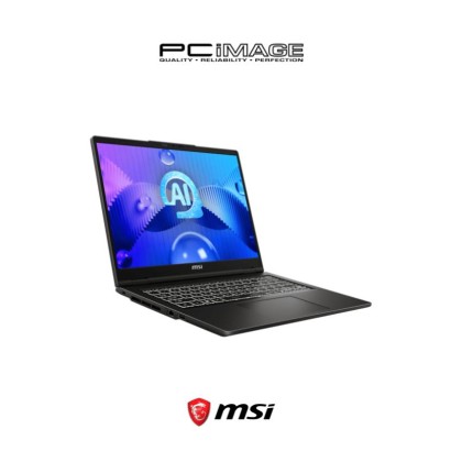 MSI Venture 14 AI A1MG-027MY 14" Laptop Solid Grey (U5-125H AI, 16GB 5600Mhz, 512GB SSD, Intel Arc, 14" OLED 2.8K 120HZ, Win11H, OfficeHNS21, 2YW)