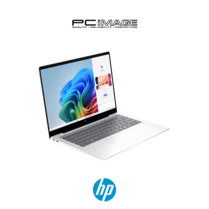 HP Omnibook X 14-FE1013QU 14" Laptop Glacier Silver (SD X1P-42-100, 16GB DDR5, 512GB SSD, Adreno, Win11H, OfficeMS24+365 Basic, 2YW)
