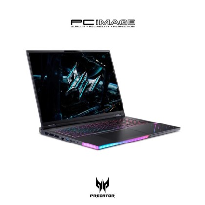 ACER Predator Helios 18 AI PH18-73-99SQ GeForce RTX™ 5080 16GB 18" Gaming Laptop Black (U9 275HX, 96GB DDR5, 4TB SSD, 18" WQXGA 2K 250Hz, Win11H, OfficeHNS24+M365Basic, 2YW)