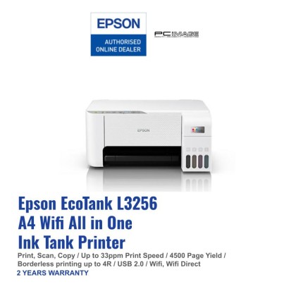 EPSON EcoTank L3256 A4 Wi-Fi All-in-One Ink Tank Printer