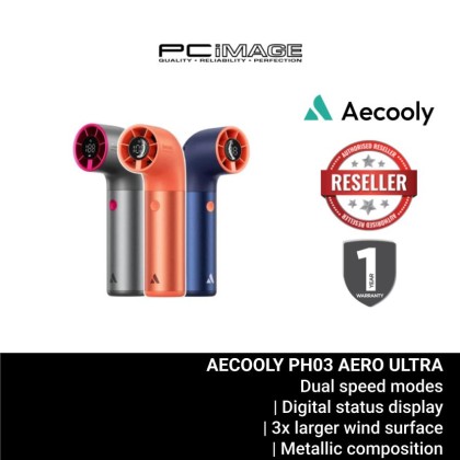 AECOOLY PH03 AERO ULTRA-HANDHELD HIGH-SPEED FAN/ 4500MAH/ 7 GEARS/ 1YW