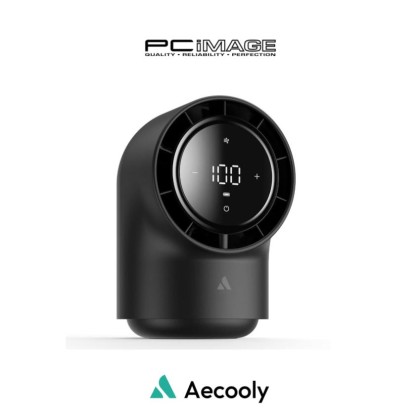 AECOOLY TB02 CHIC 01 LITE-DESK FAN/ 4000MAH/ 100 GEARS/ 1YW - BEIGE / BLACK