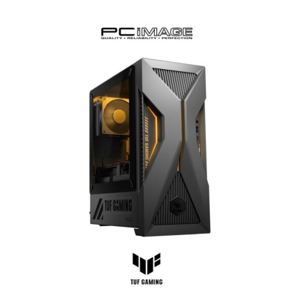 ASUS TUF GAMING T500 MINI TOWER T500MV-13420H282W I5-13420H/16GB D5-5600/512GB/RTX3050 6GB/W11H/3YW/SOLAR ECLIPSE GRAY (GAMING RGB KEYBOARD(USB)+ MOUSE