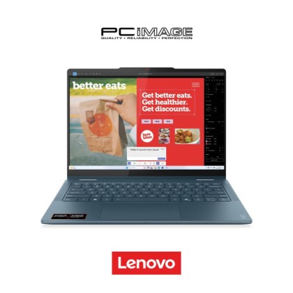 LENOVO Yoga 7 2-IN-1 14AKP10-83JR006UMJ 14" Laptop Tidal Teal (R7-350, 24GB DDR5, 512GB SSD, Radeon, 14" WUXGA OLED, Win11H, OfficeHome24, 2YW) LENOVO Yoga 7 2-IN-1 14AKP10-83JR006UMJ 14" Laptop Tidal Teal (R7-350, 24GB DDR5, 512GB SSD, Radeon, 14" WUXGA OLED, Win11H, OfficeHome24, 2YW)