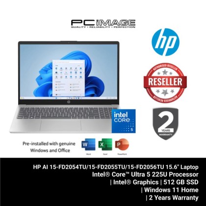 HP AI 15-FD2054TU/15-FD2055TU/15-FD2056TU 15.6" Laptop ULTRA 5-225U (12C)/16GB DDR5 5600/512GB PCIE/INTEL/15.6" FHD, Win11) HP AI 15-FD2054TU/15-FD2055TU/15-FD2056TU 15.6" Laptop ULTRA 5-225U (12C)/16GB DDR5 5600/512GB PCIE/INTEL/15.6" FHD, Win11)
