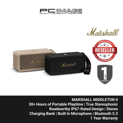 MARSHALL MIDDLETON II Portable Speaker with 30+ hours of Playtime