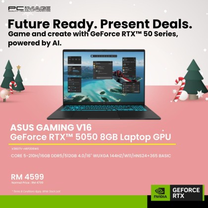 ASUS V16 (V3607V-HRP206WS) GeForce RTX™ 5050 8GB (C5-210H, 16GB DDR5, 512GB SSD, 16" WUXGA 144HZ, Win11, OfficeHNS24+365Basic, 2YW) ASUS V16 (V3607V-HRP206WS) GeForce RTX™ 5050 8GB (C5-210H, 16GB DDR5, 512GB SSD, 16" WUXGA 144HZ, Win11, OfficeHNS24+365Basic, 2YW)